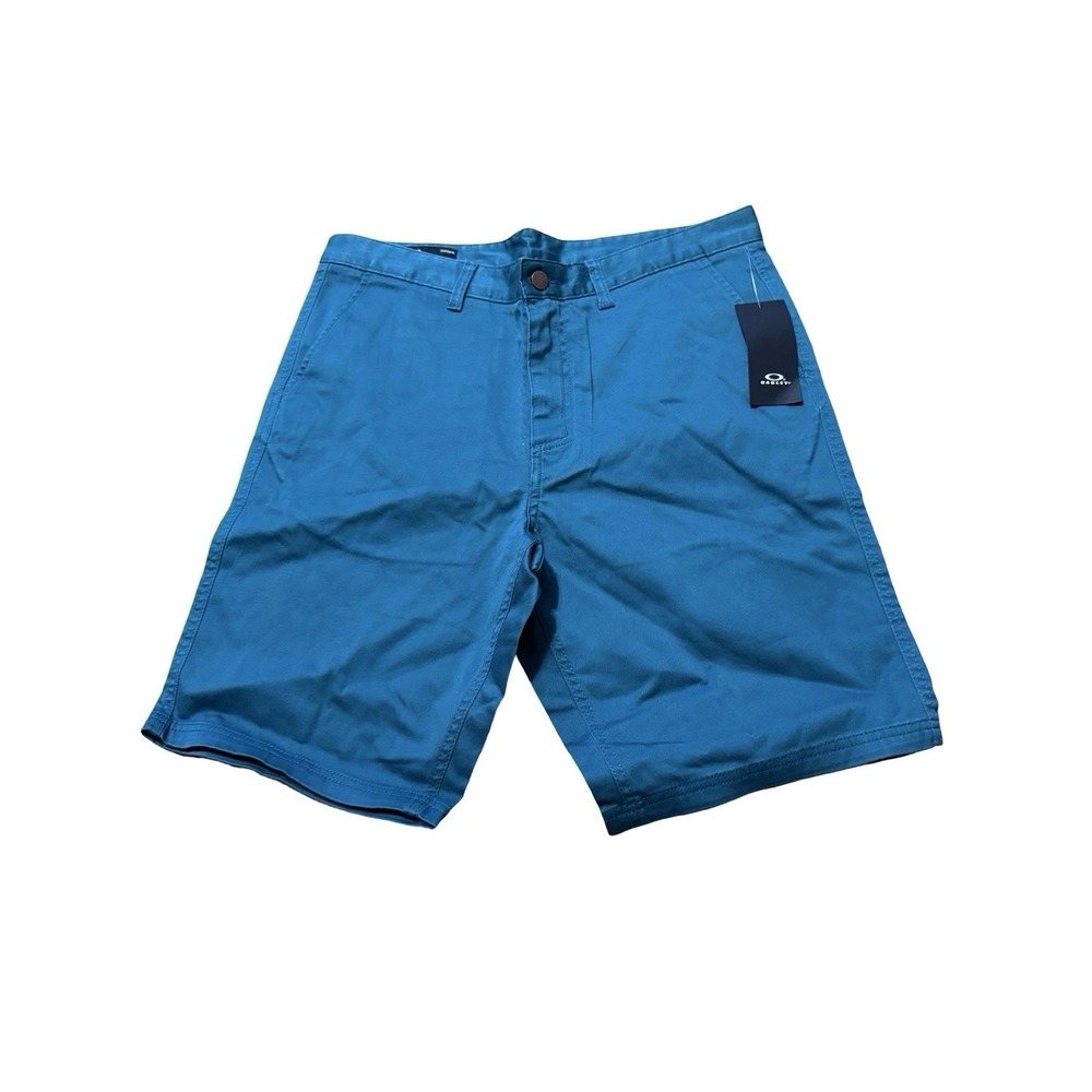 Oakley Stone Wash Chino Shorts - NWT - Petrol - Sz 32 - $65
